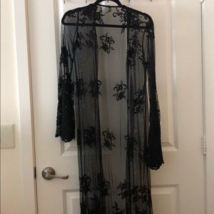 Forever 21 F21 floral coverup